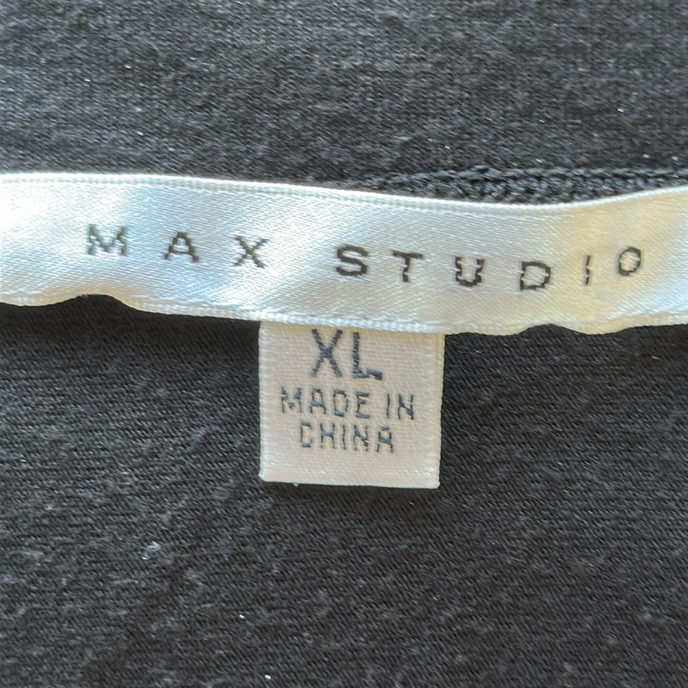 Max Studio Black Pull-On Midi Stretchy Flare Skir… - image 7